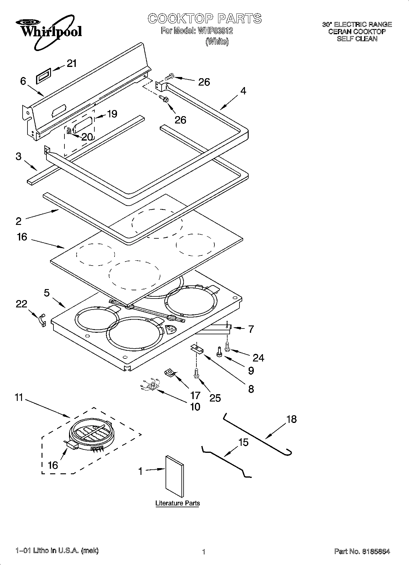 01 - COOKTOP PARTS