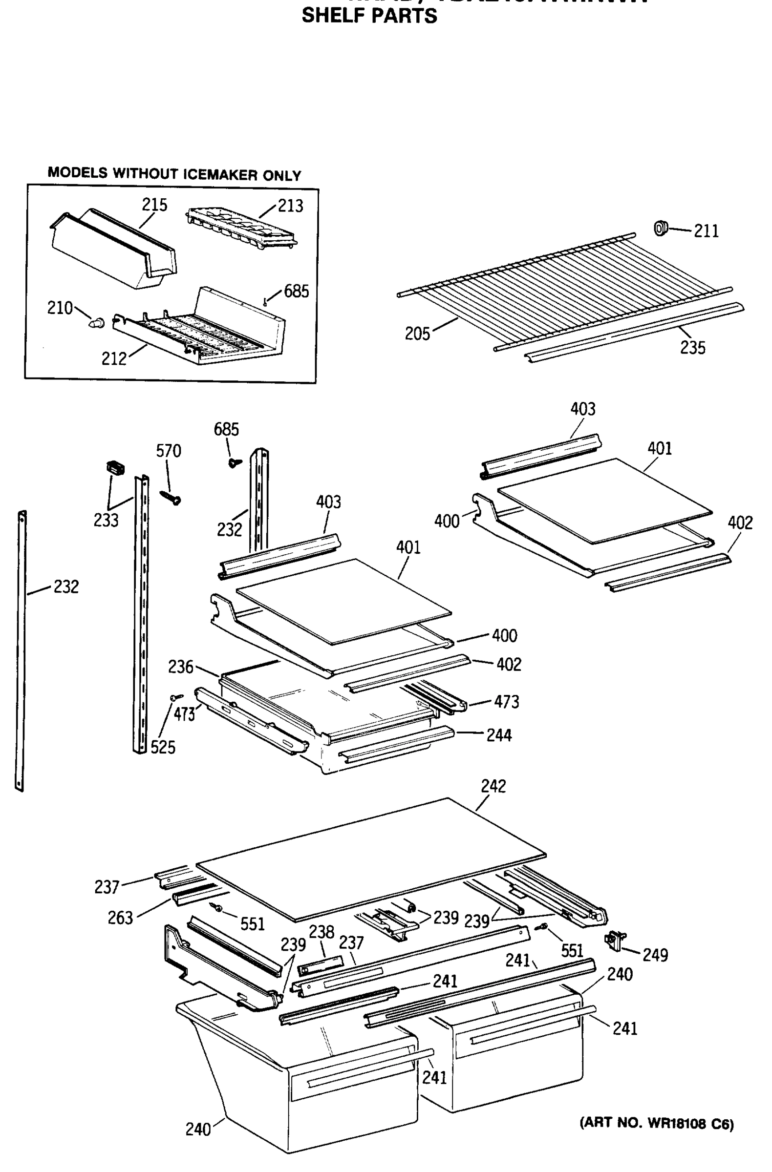 SHELF PARTS