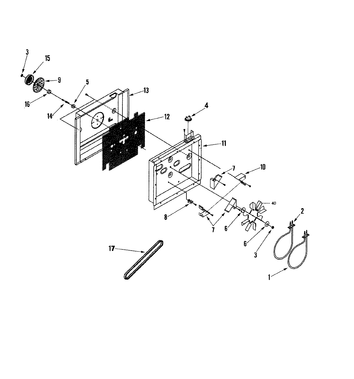 04 - CONVECTION FAN ASSEMBLY