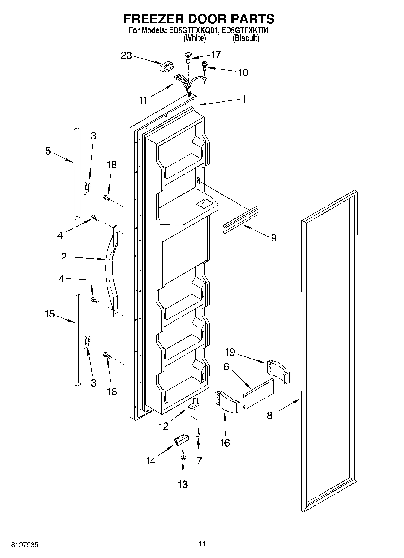 07 - FREEZER DOOR