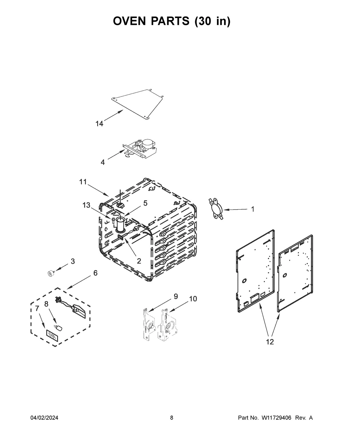 05 - OVEN PARTS (30 IN)