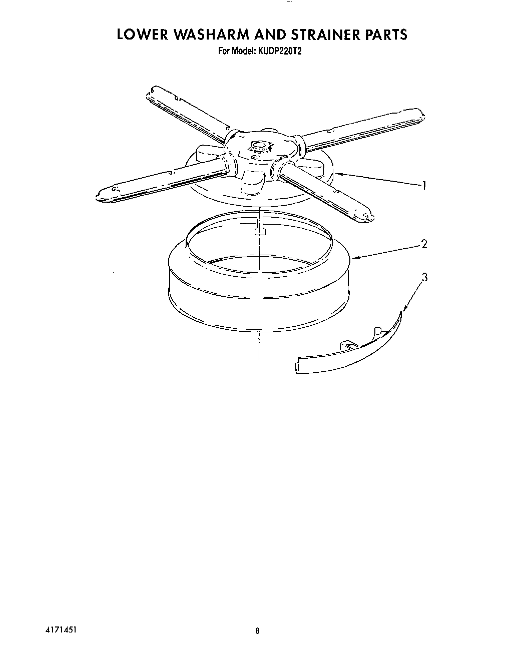 06 - LOWER WASHARM AND STRAINER