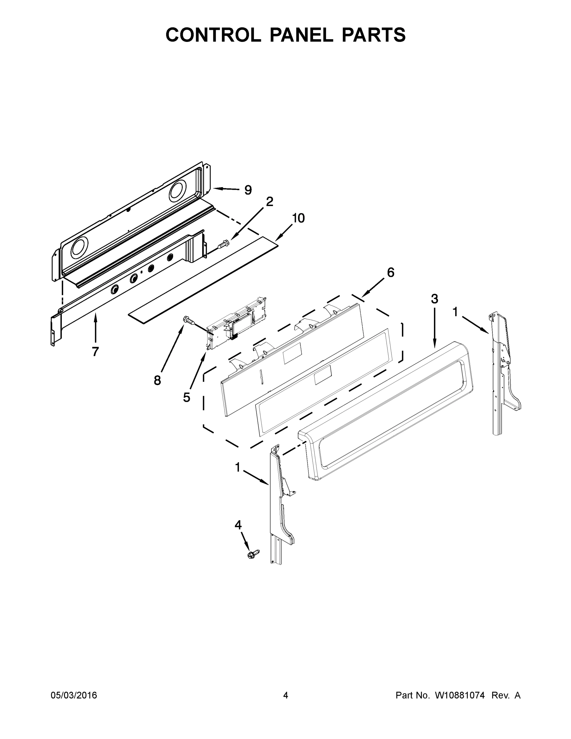 03 - CONTROL PANEL PARTS
