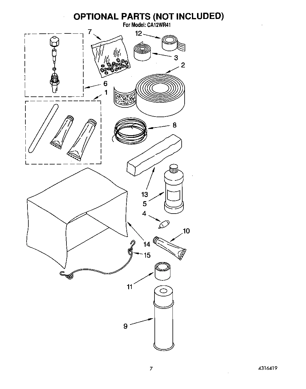 05 - OPTIONAL PARTS (NOT INCLUDED)