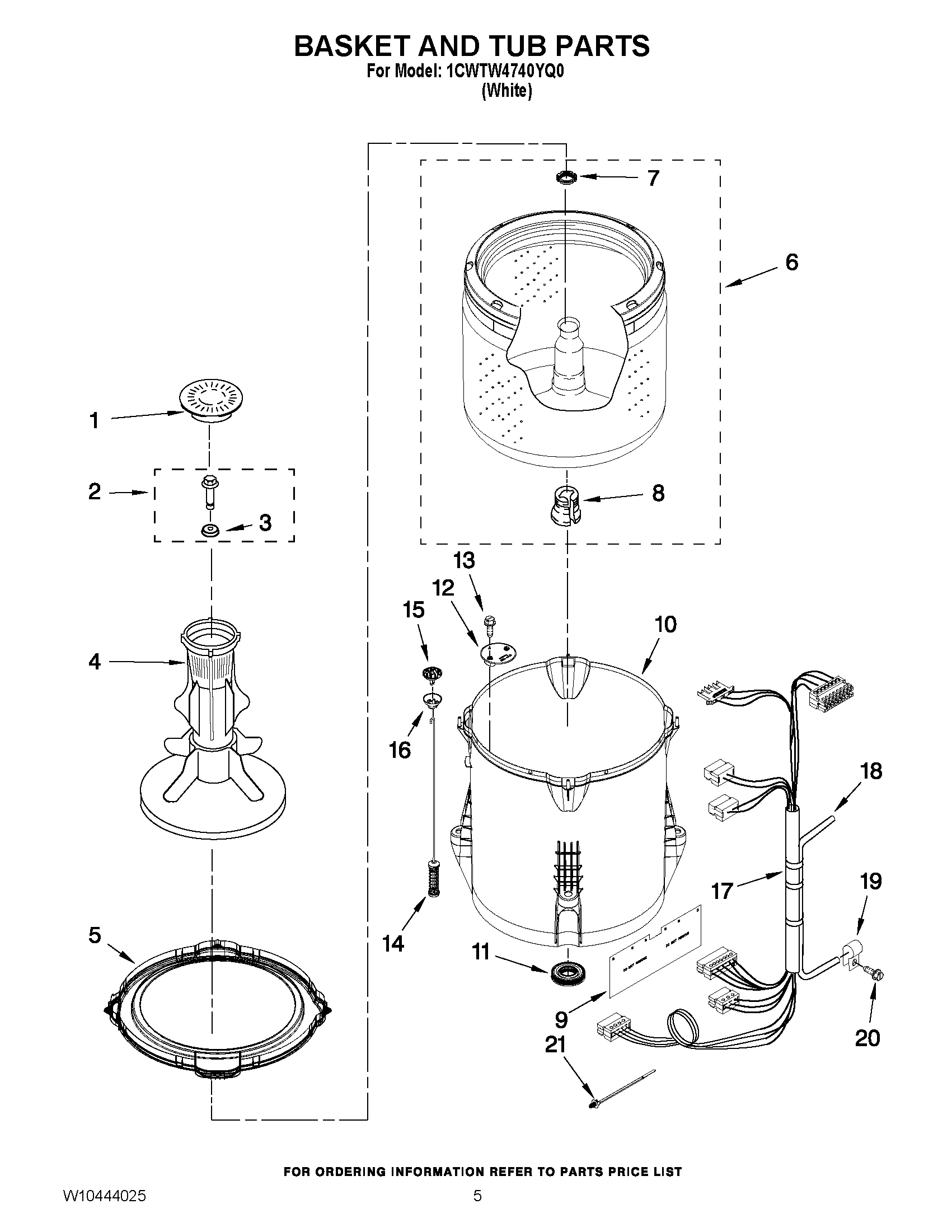 03 - BASKET AND TUB PARTS