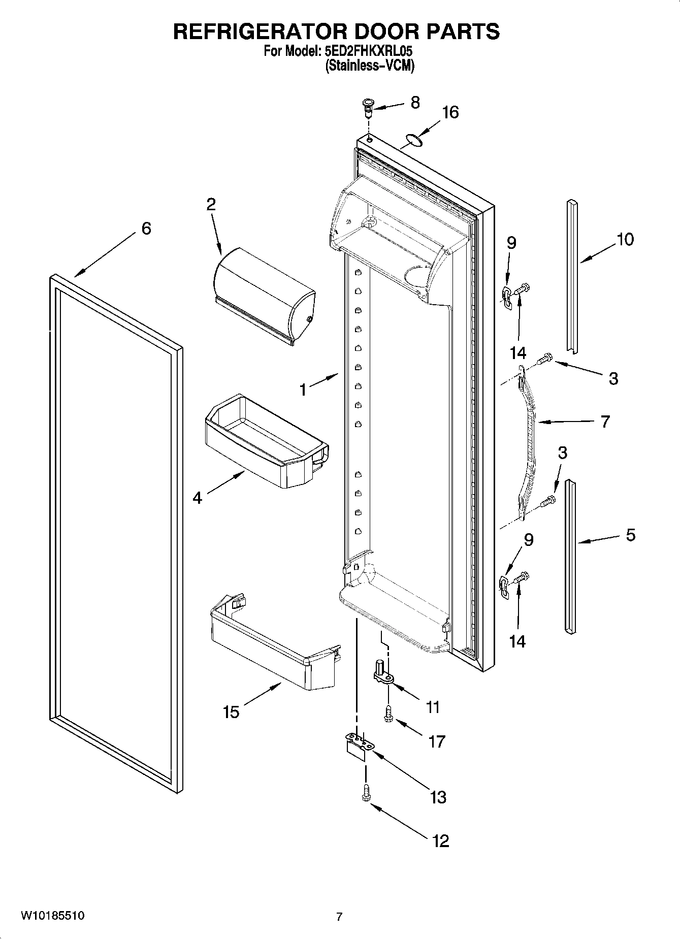 05 - REFRIGERATOR DOOR PARTS