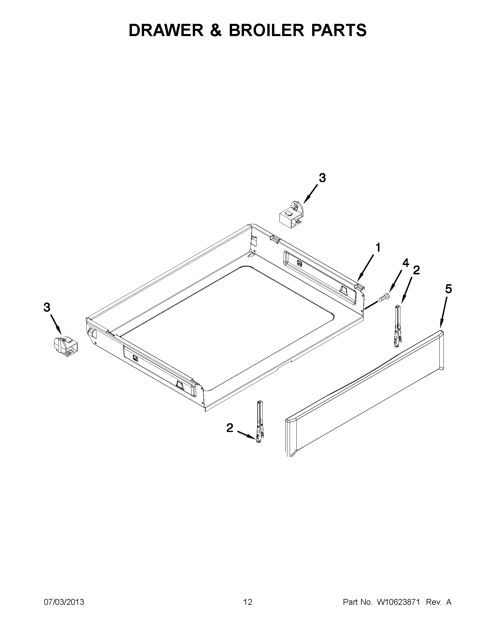 06 - DRAWER & BROILER PARTS