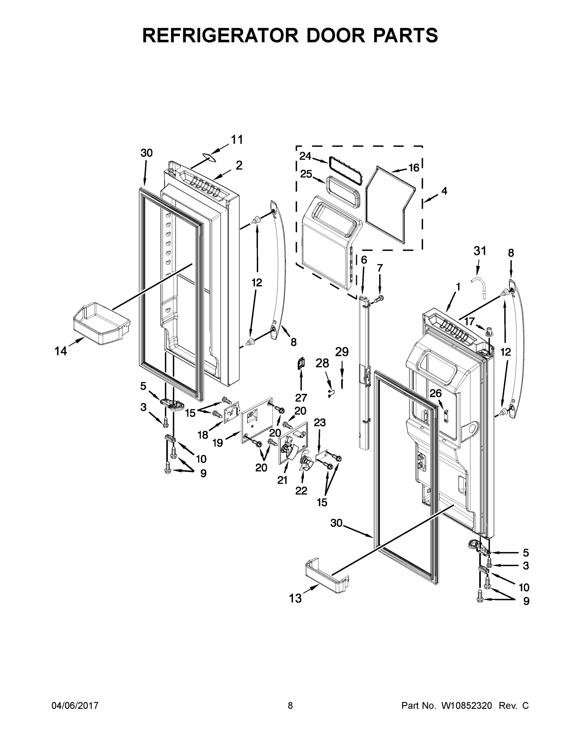 05 - REFRIGERATOR DOOR PARTS