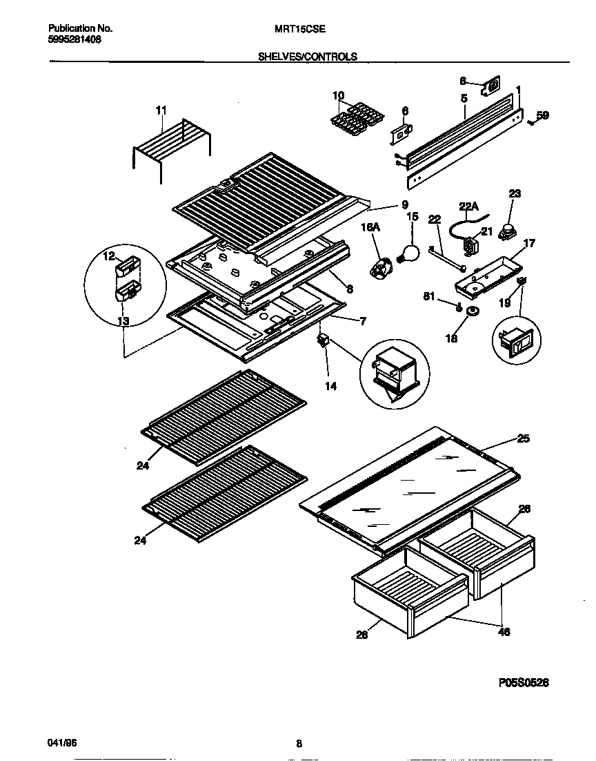04 - SHELVES/CONTROLS