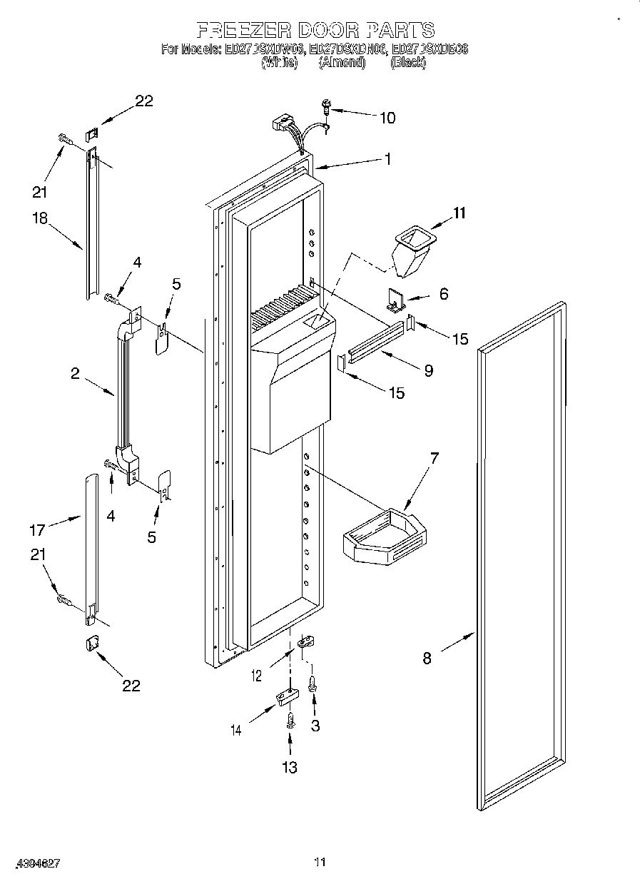 07 - FREEZER DOOR