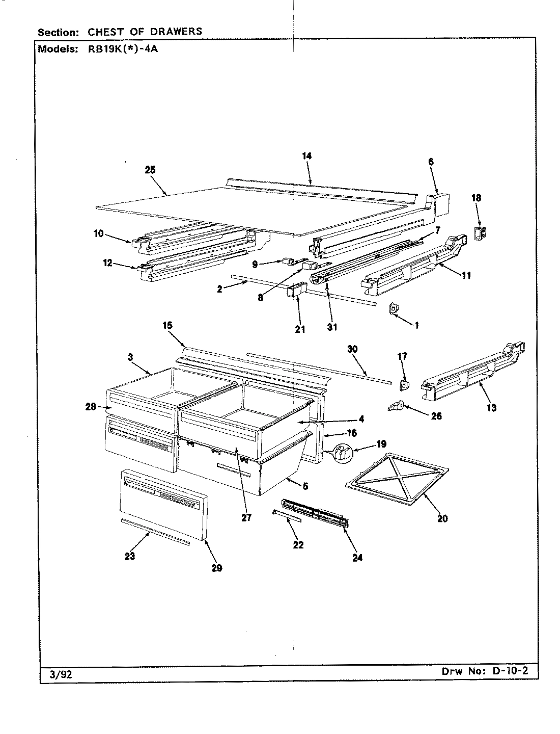 01 - CHEST OF DRAWERS