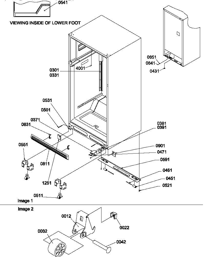 07 - LADDERS, LOWER CABINET AND ROLLERS