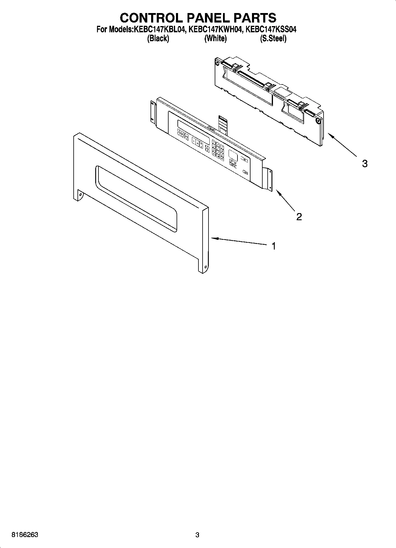 02 - CONTROL PANEL PARTS