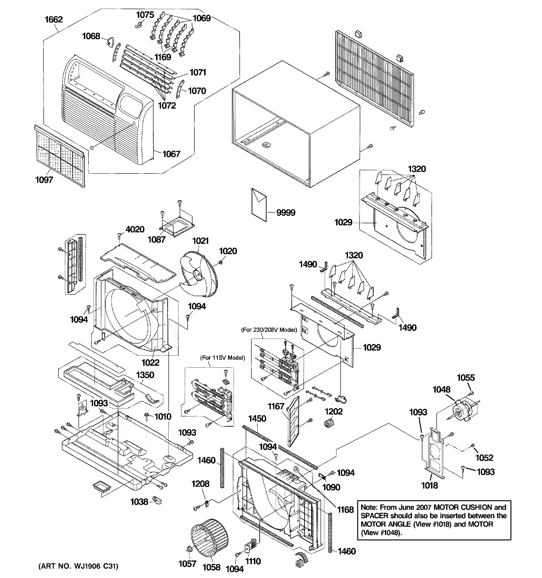 CABINET & COMPONENTS