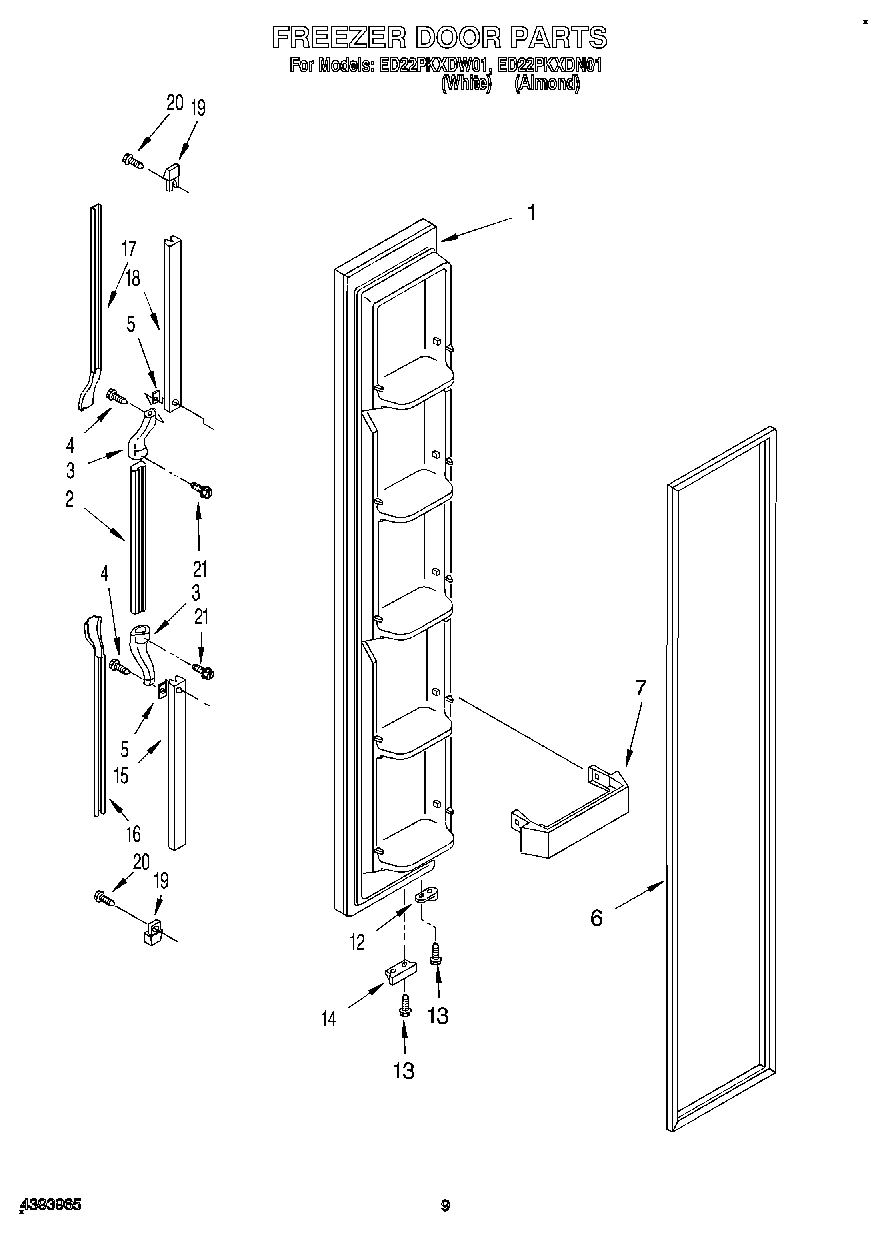 06 - FREEZER DOOR