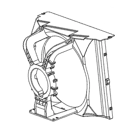 WJ76X22157 GE Outdoor Fan Shroud