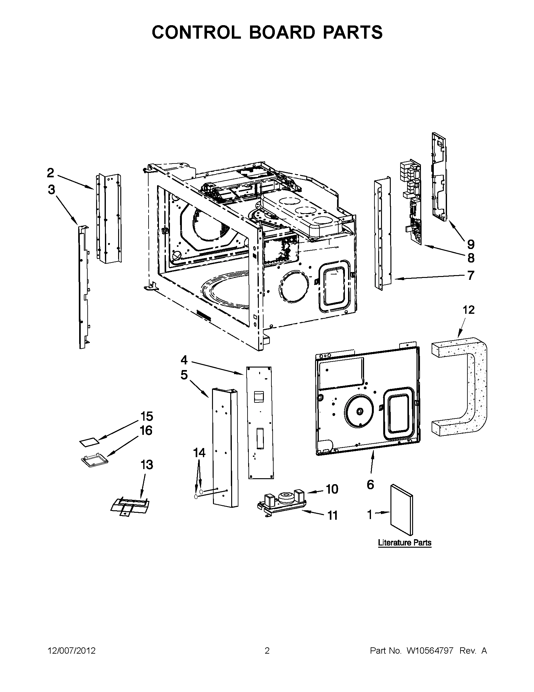 01 - CONTROL BOARD PARTS