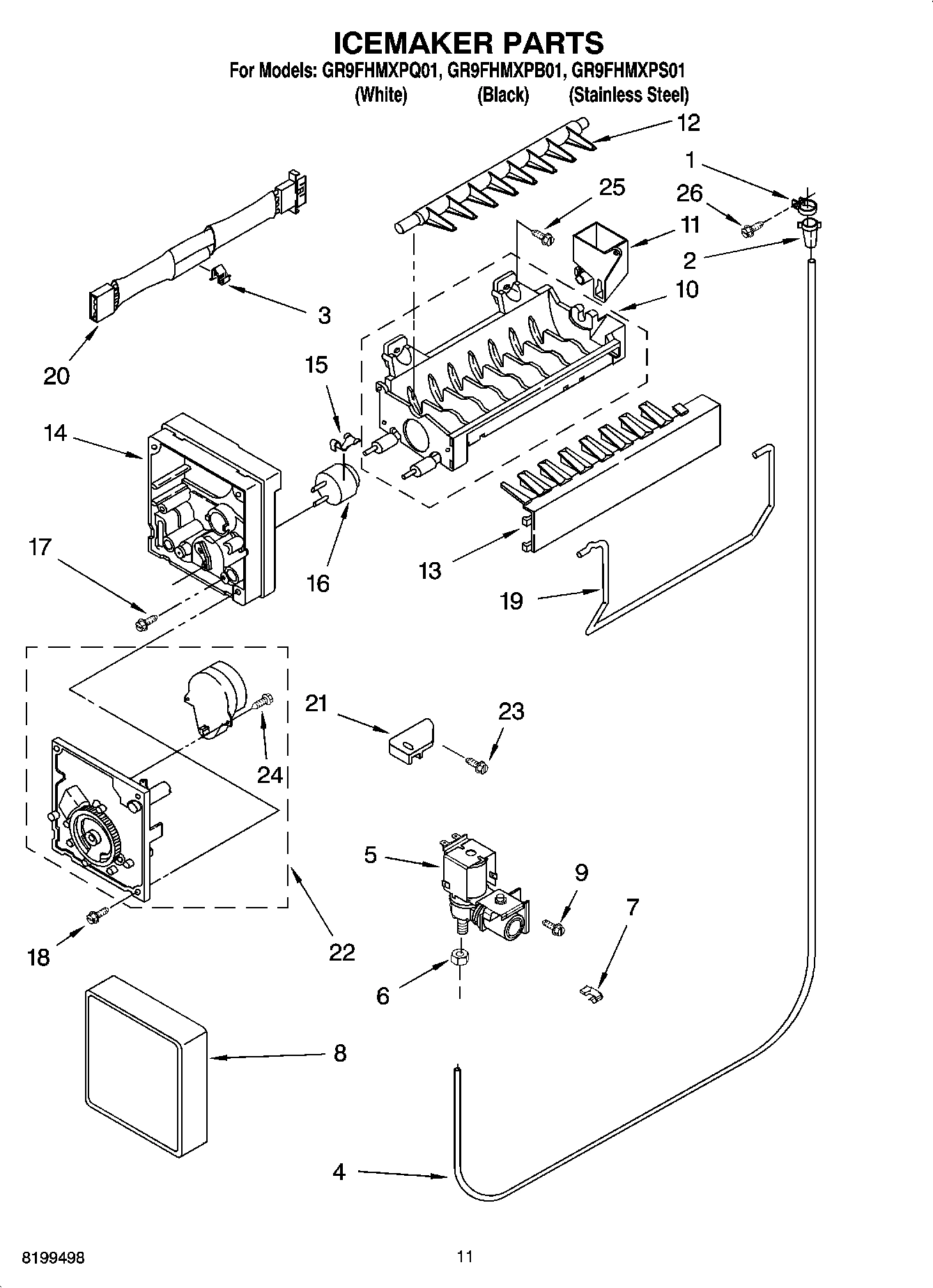 06 - ICEMAKER PARTS
