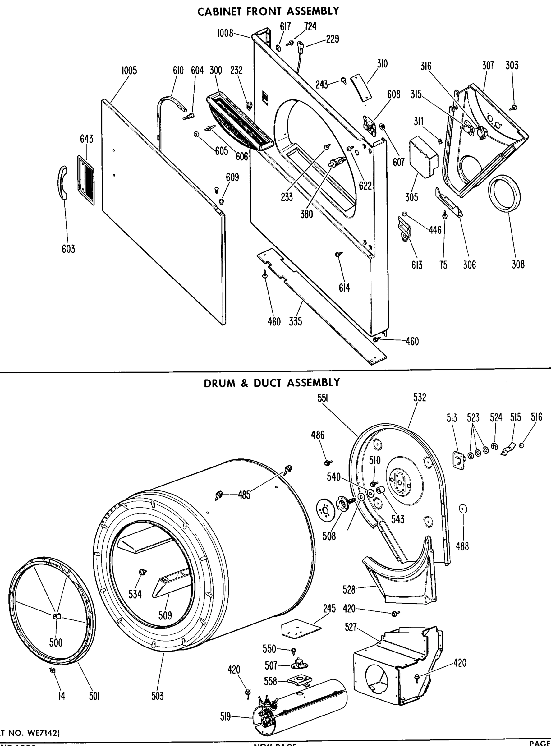 CABINET FRONT ASSEMBLY