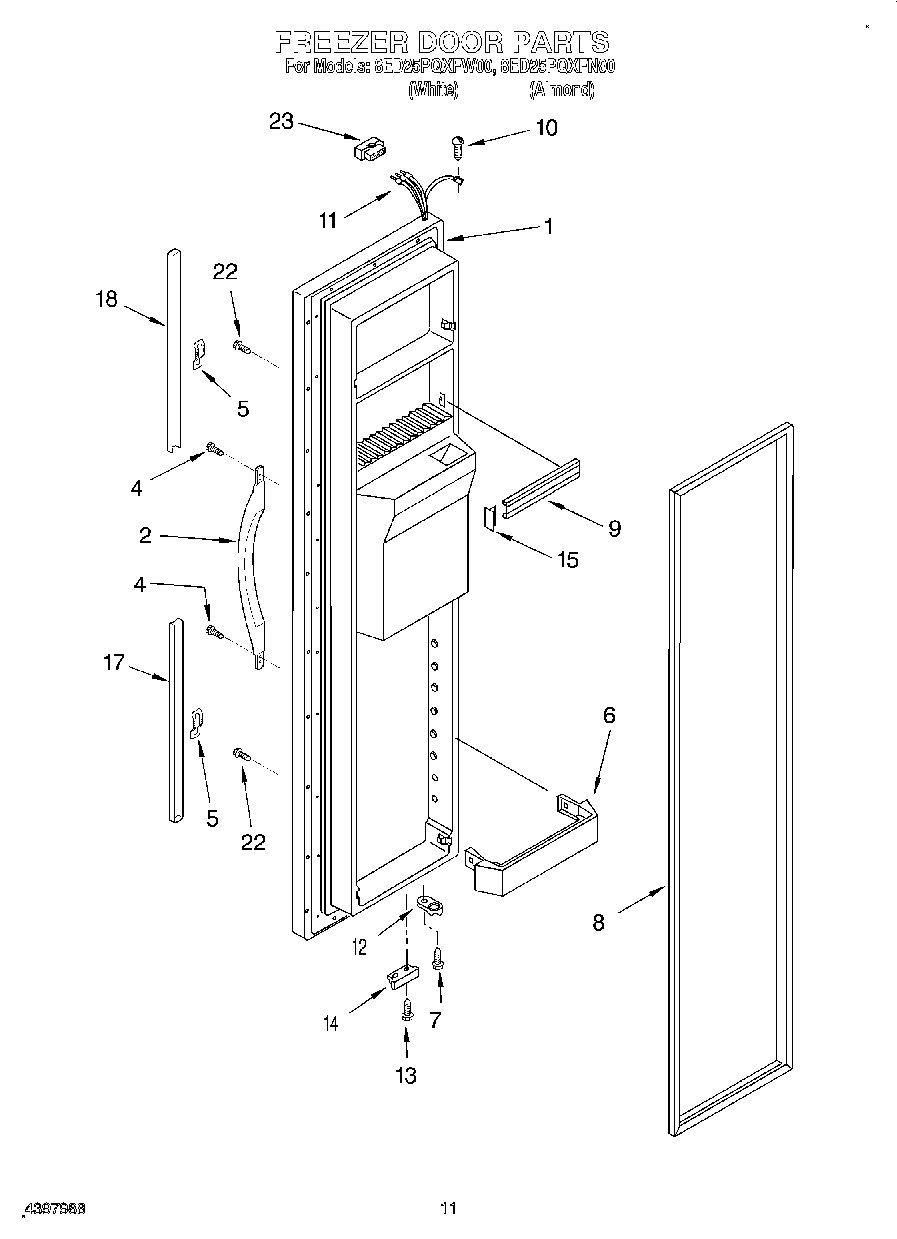 07 - FREEZER DOOR