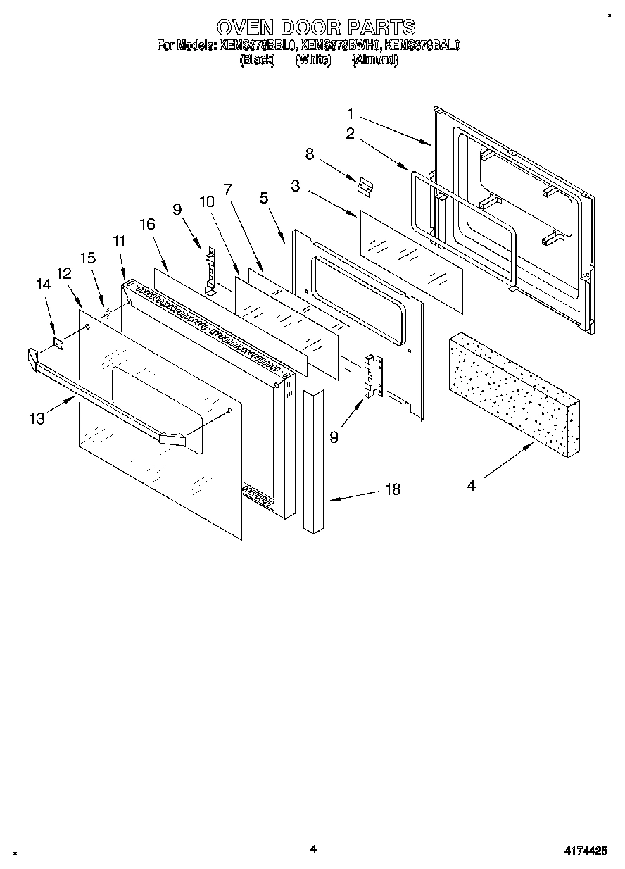 04 - OVEN DOOR
