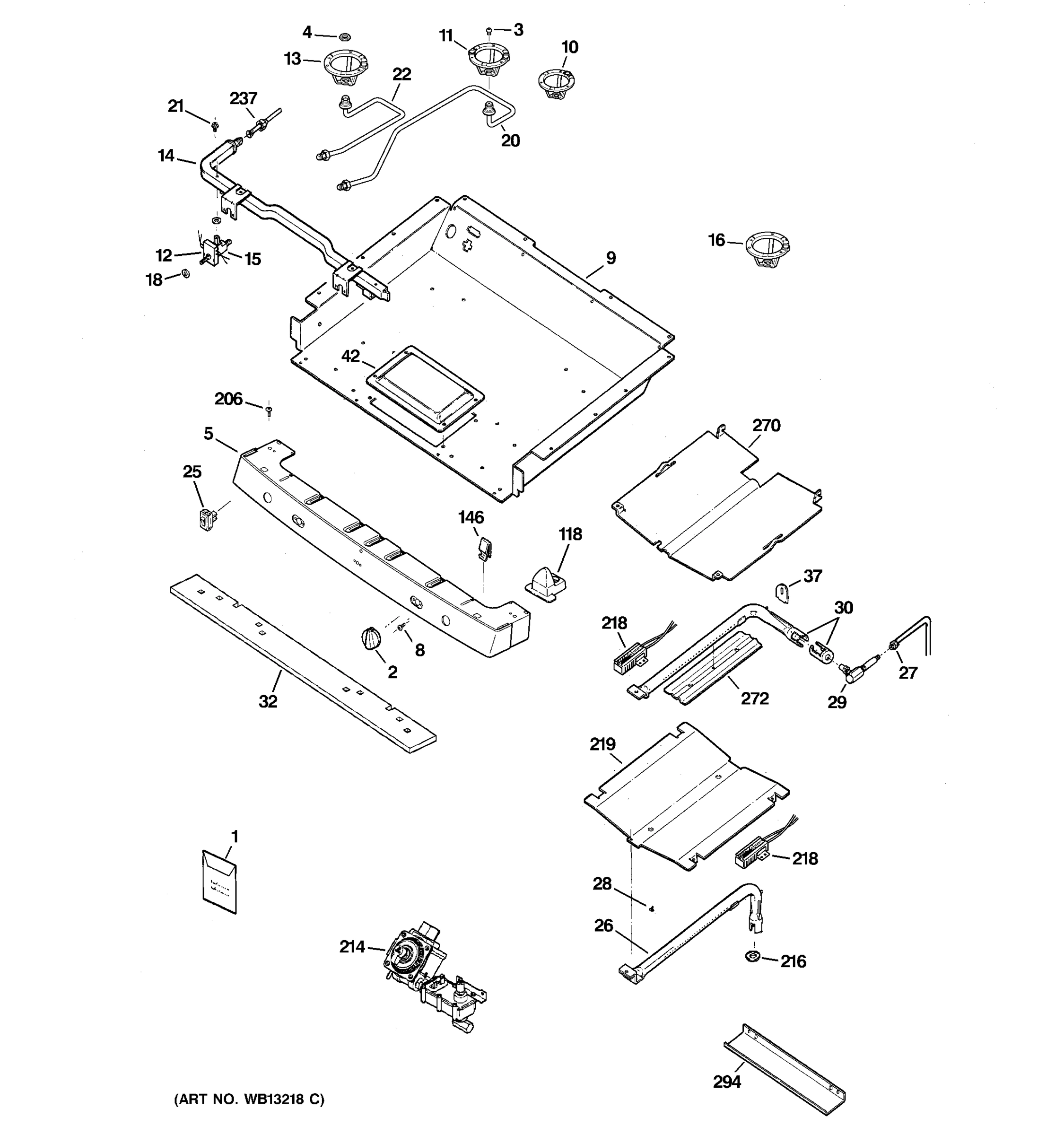 GAS & BURNER PARTS