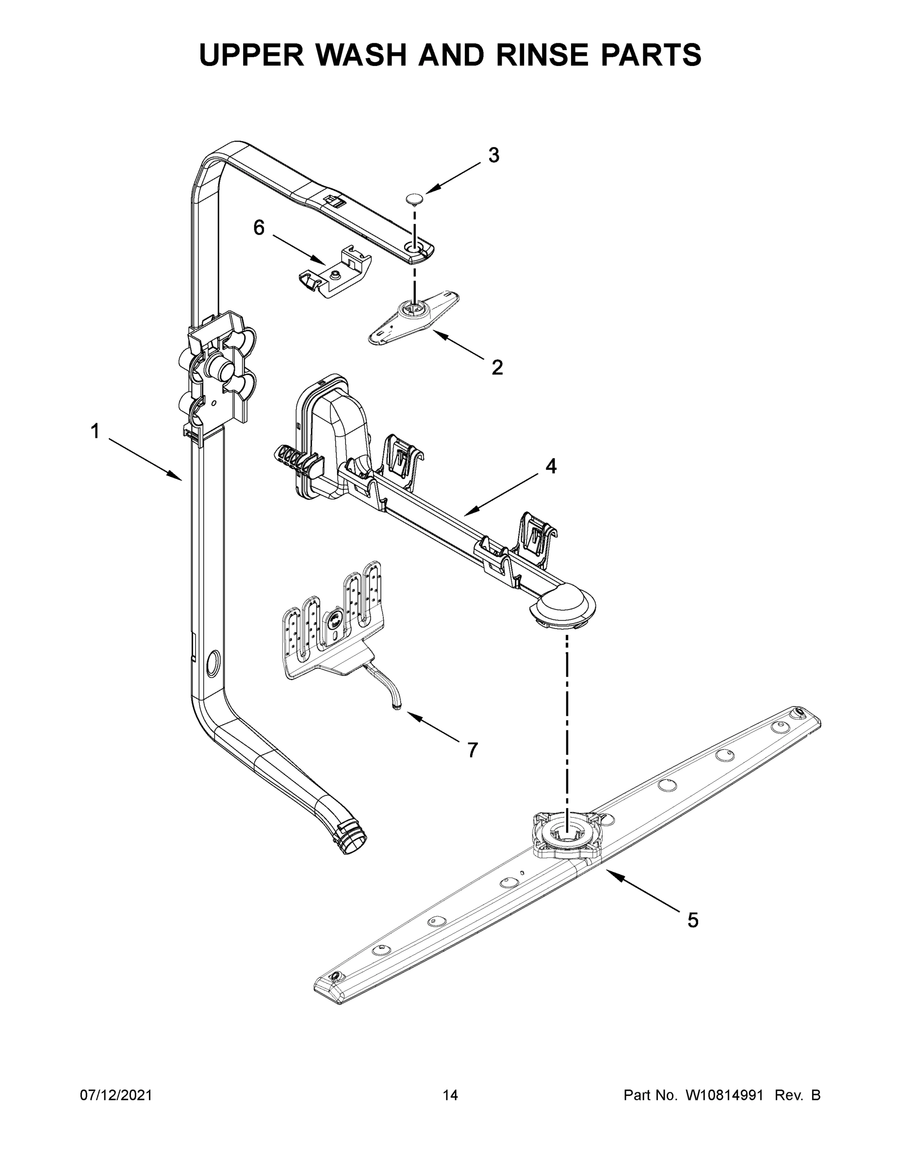 08 - UPPER WASH AND RINSE PARTS