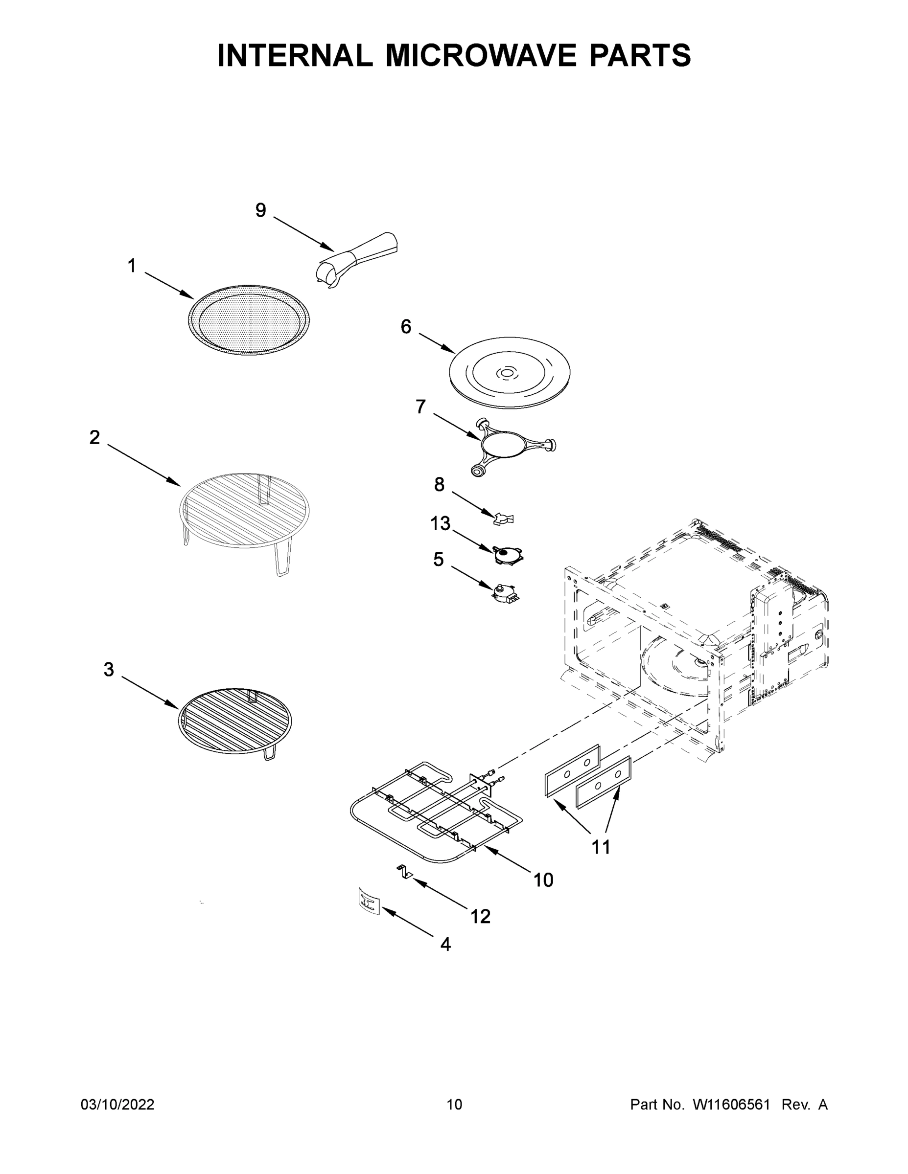 06 - INTERNAL MICROWAVE PARTS