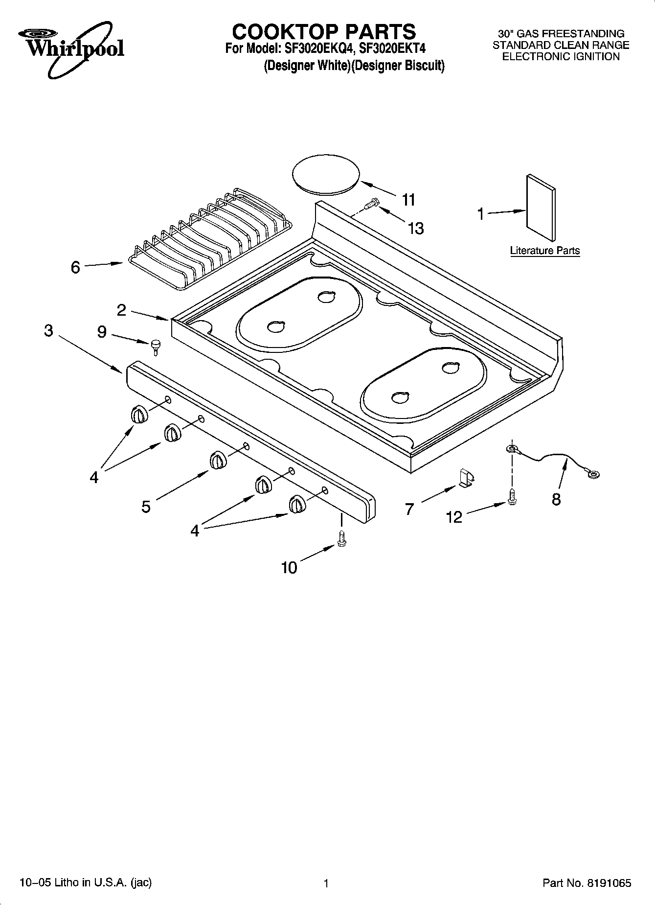 01 - COOKTOP PARTS