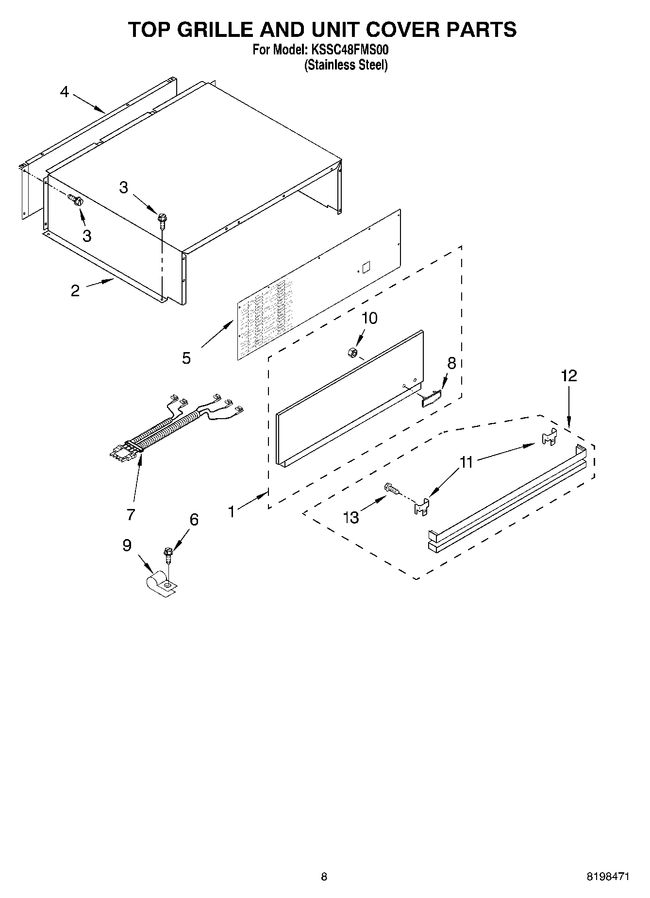 06 - TOP GRILLE AND UNIT COVER PARTS
