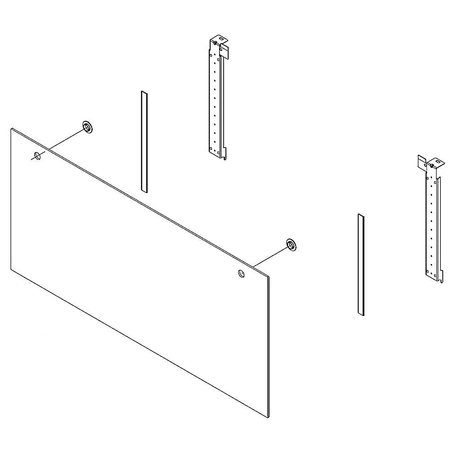W10527393 Whirlpool Door Glass