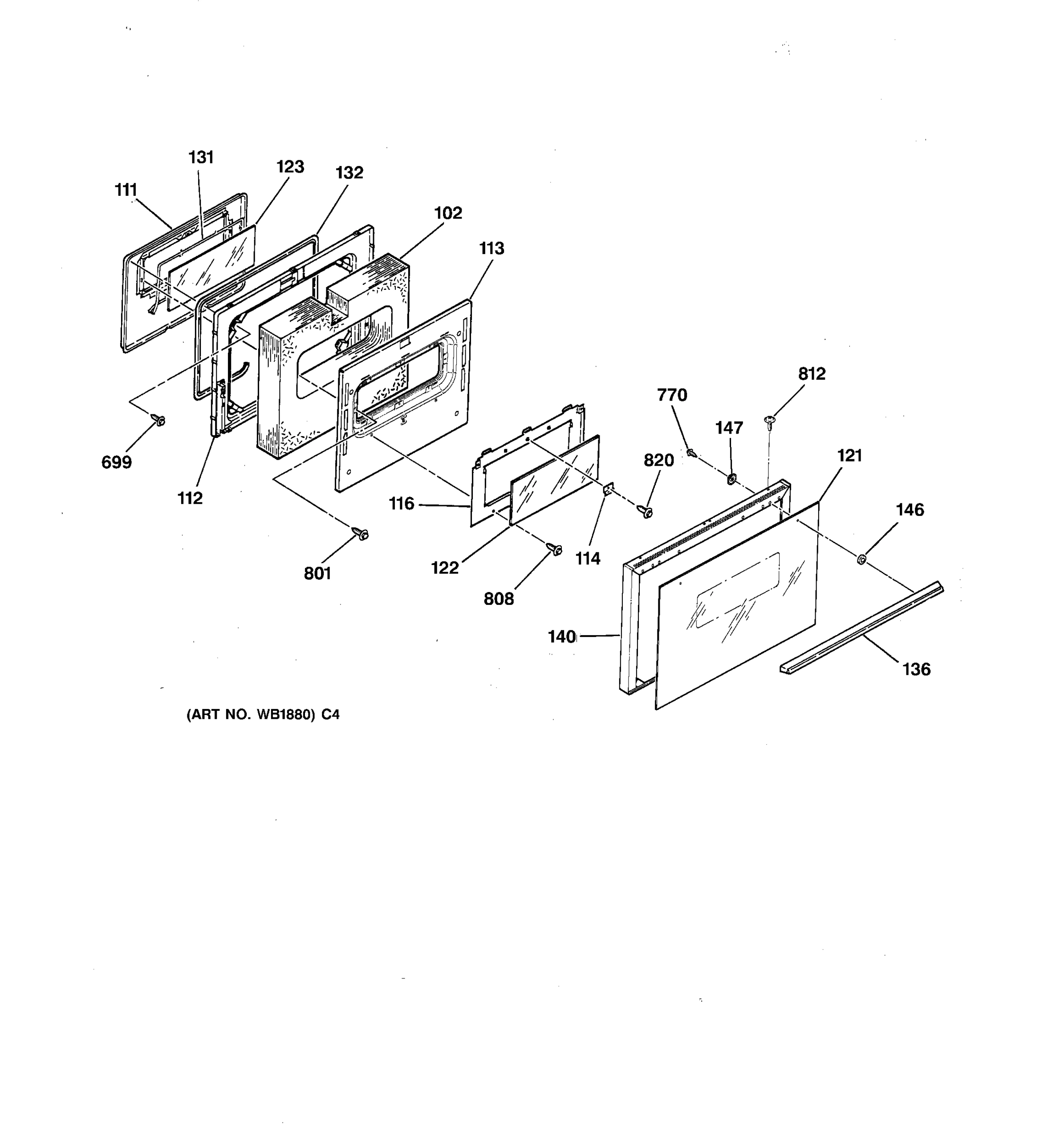 OVEN DOOR