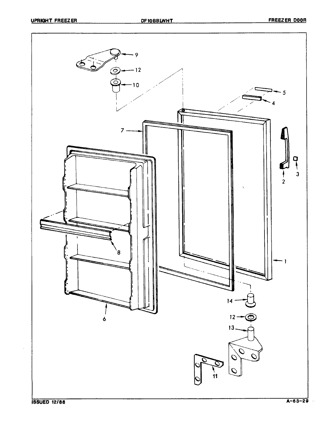 02 - FREEZER DOOR