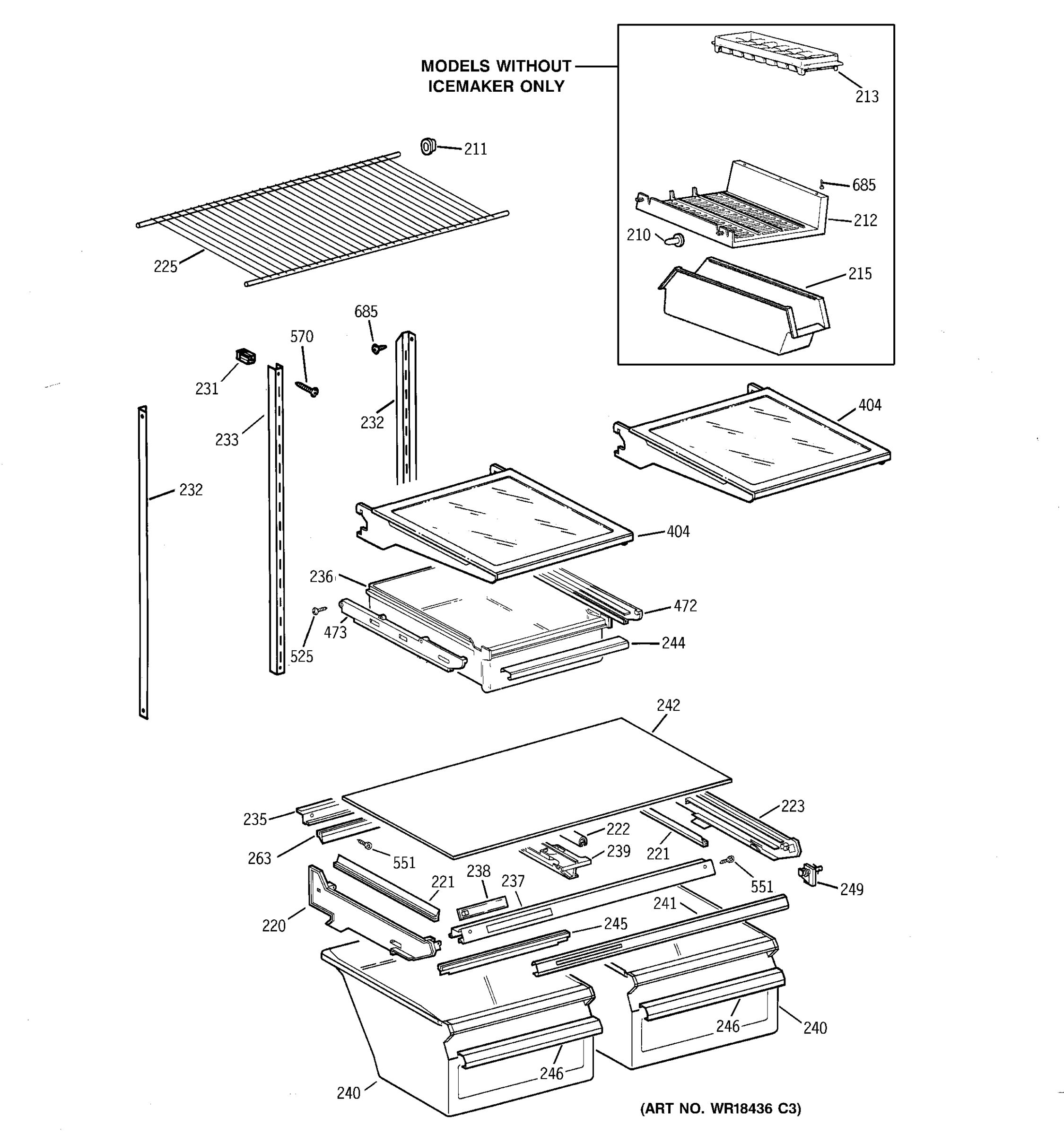 SHELF PARTS