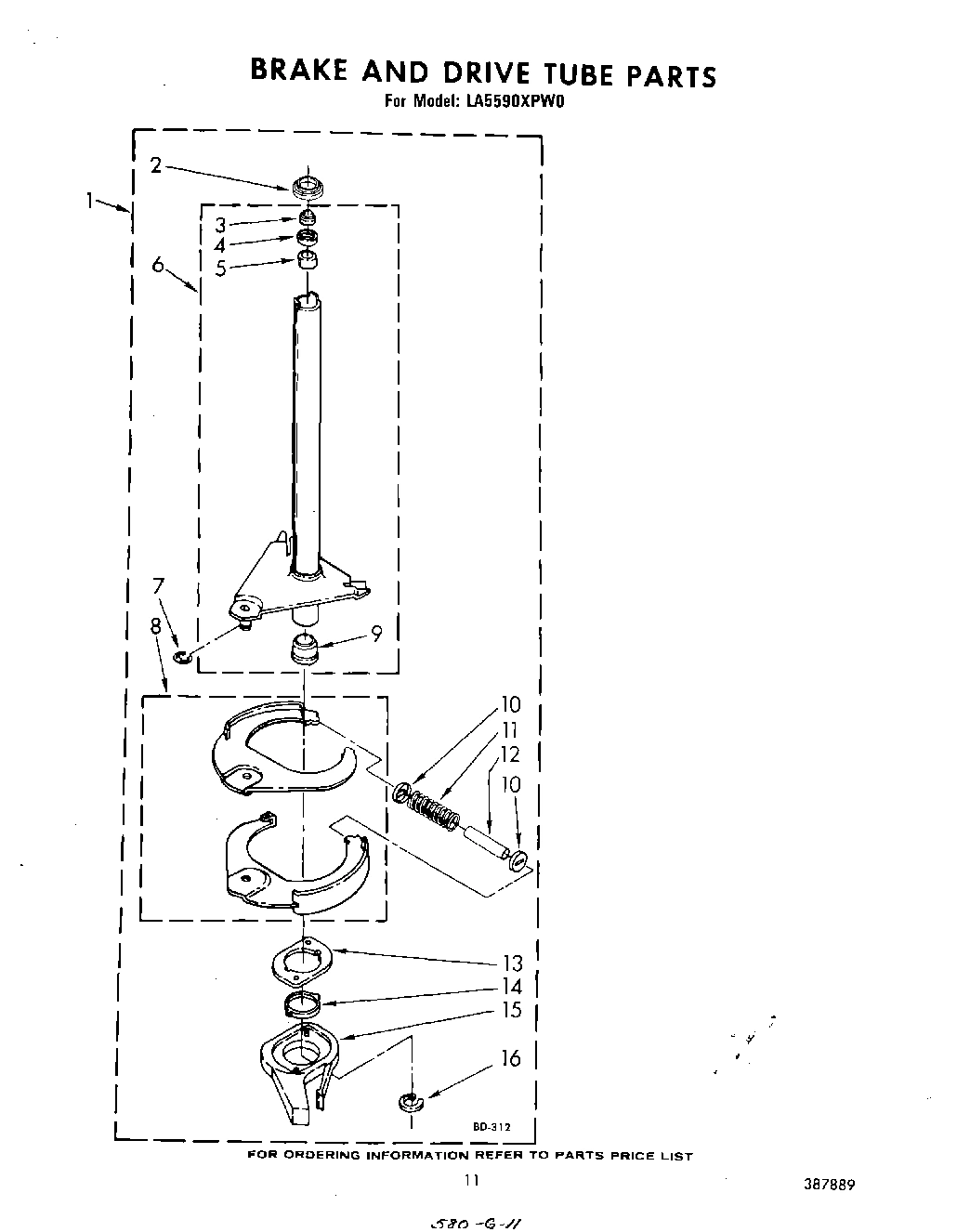 09 - BRAKE AND DRIVE TUBE