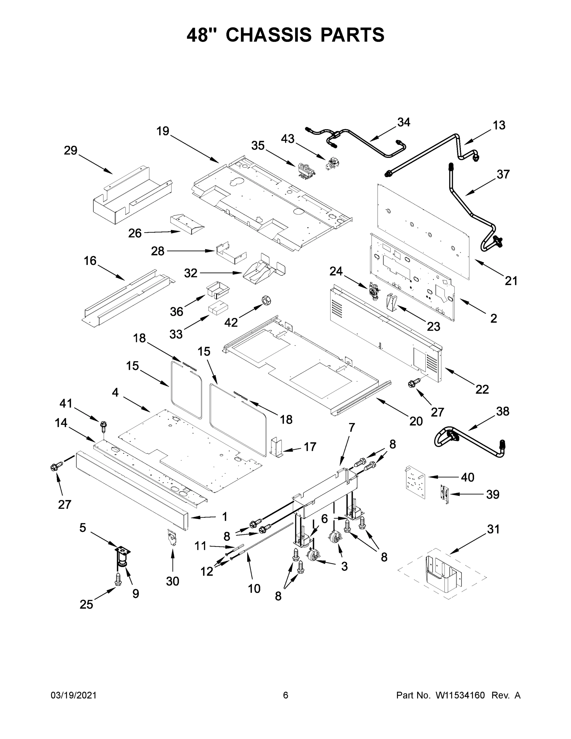 04 - 48" CHASSIS PARTS