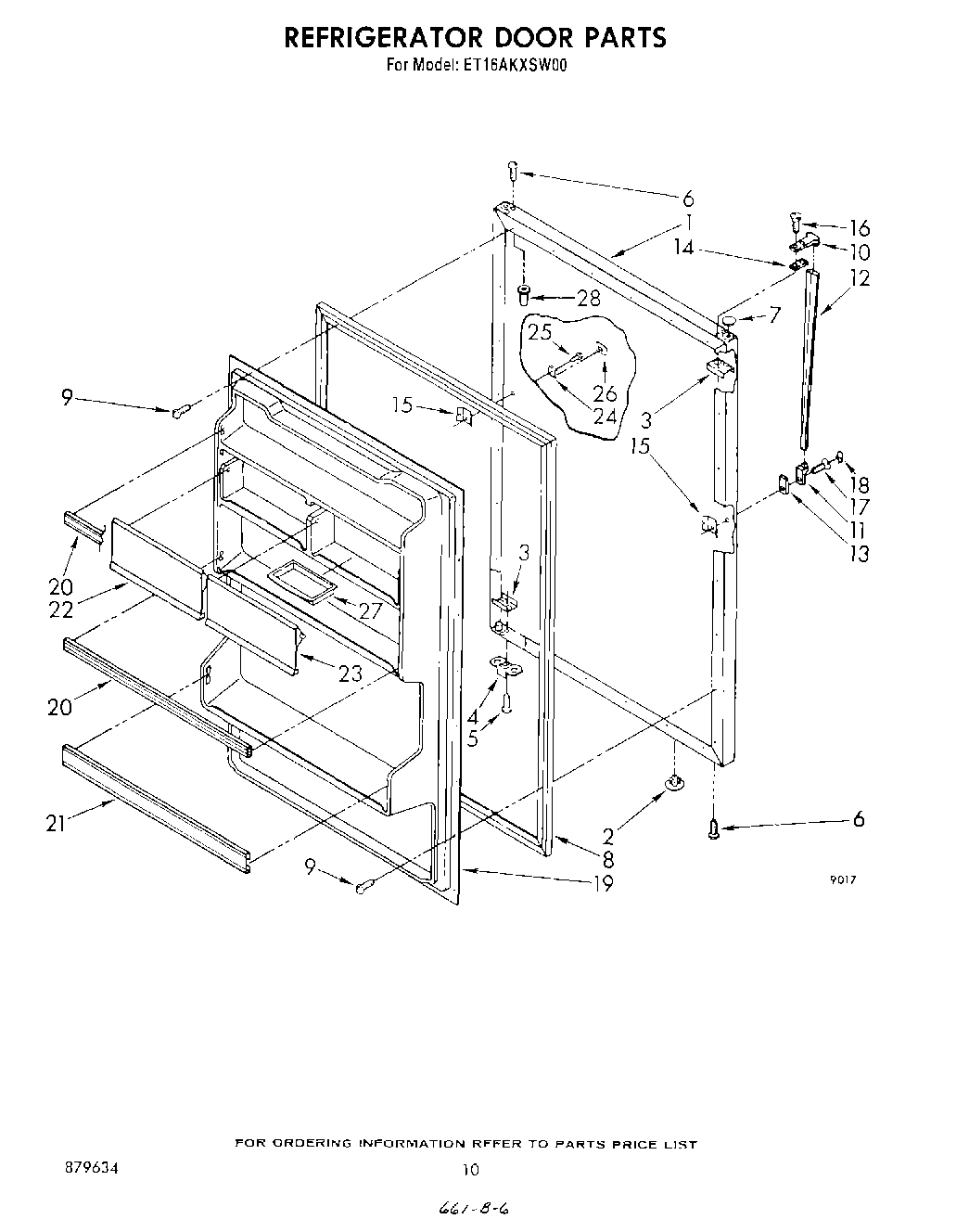 08 - REFRIGERATOR DOOR, NOT ILLUSTRATED