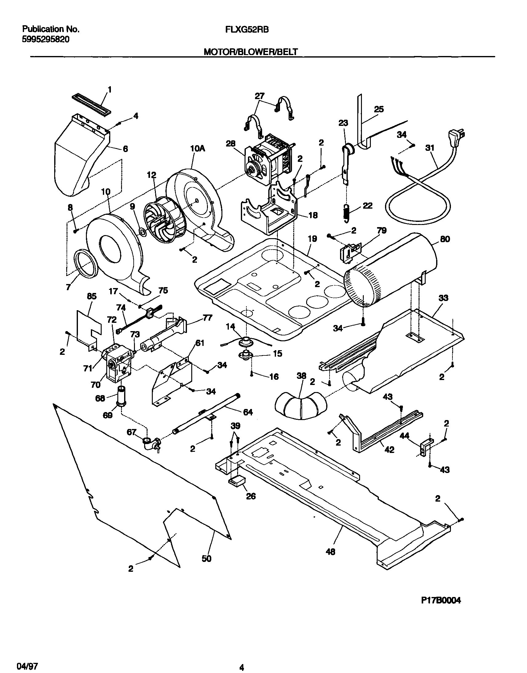 05 - MOTOR/BLOWER/BELT