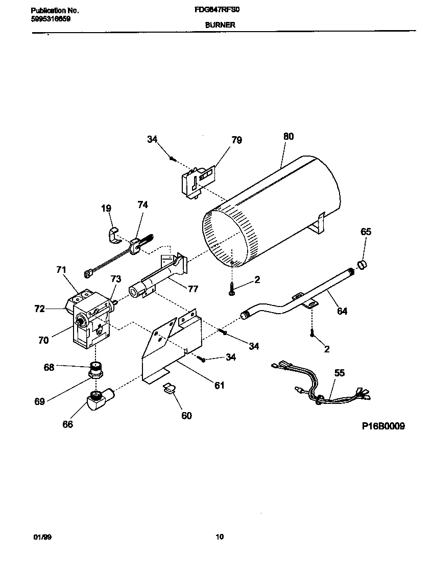 06 - P16B0009 BURNER, VALVE