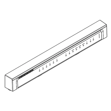 WPW10350415 Whirlpool Dishwasher Console