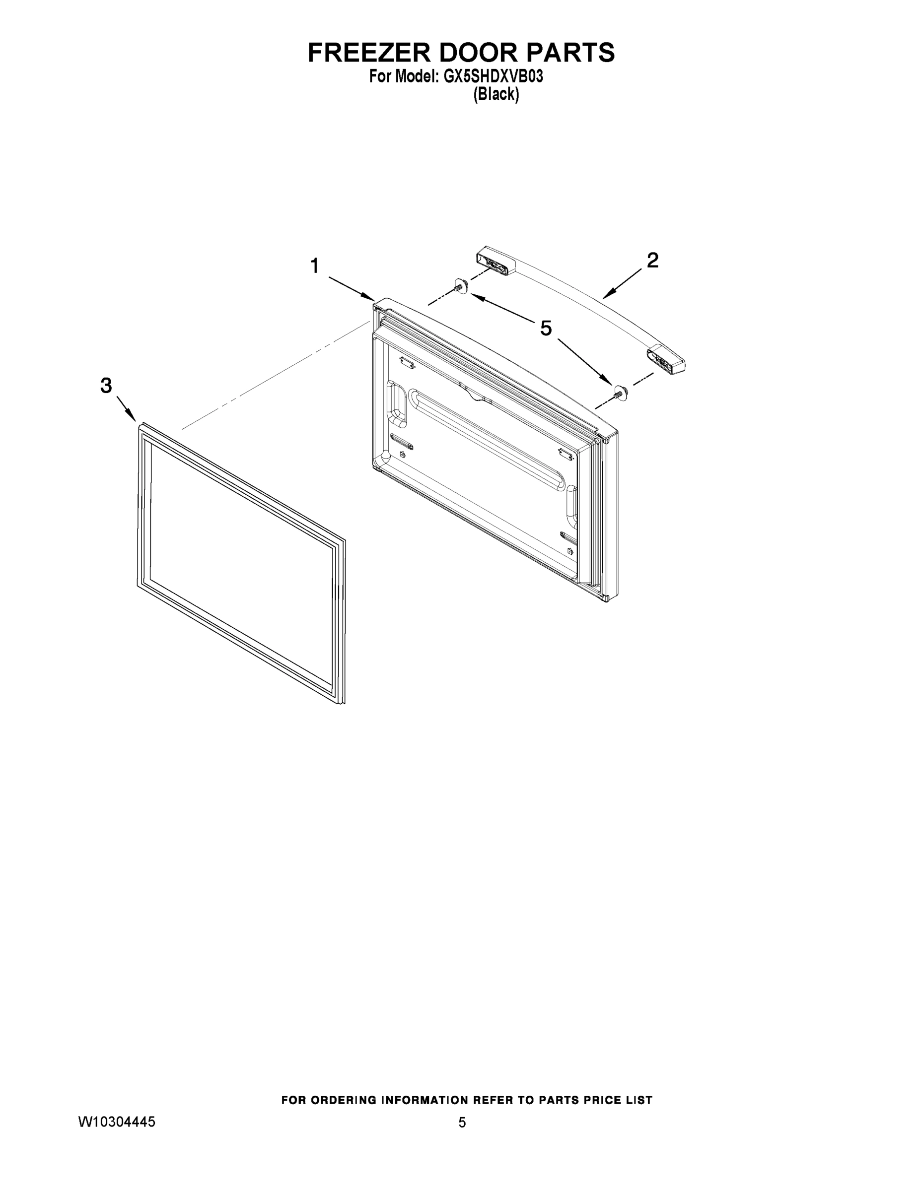 03 - FREEZER DOOR PARTS