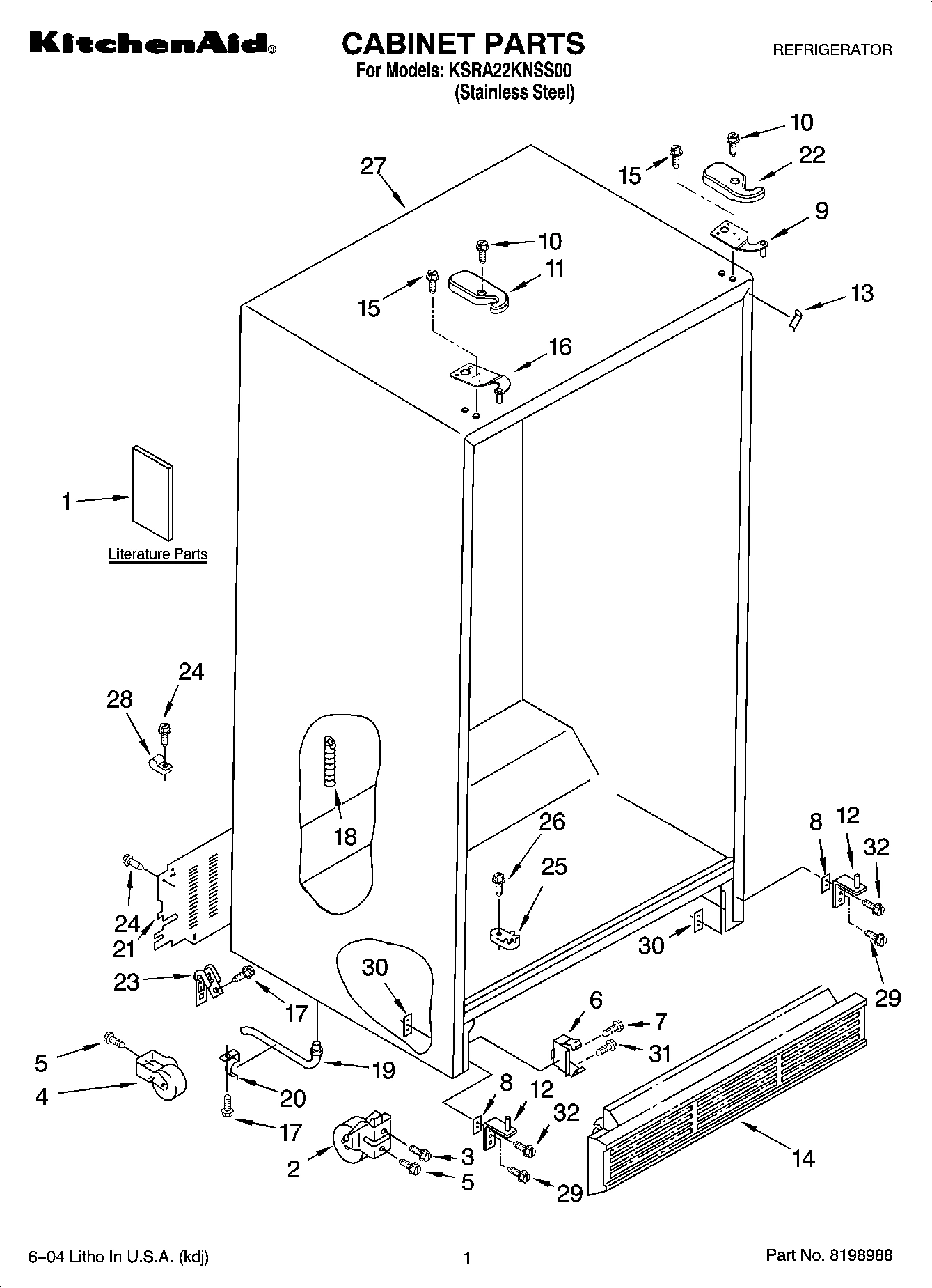 01 - CABINET PARTS