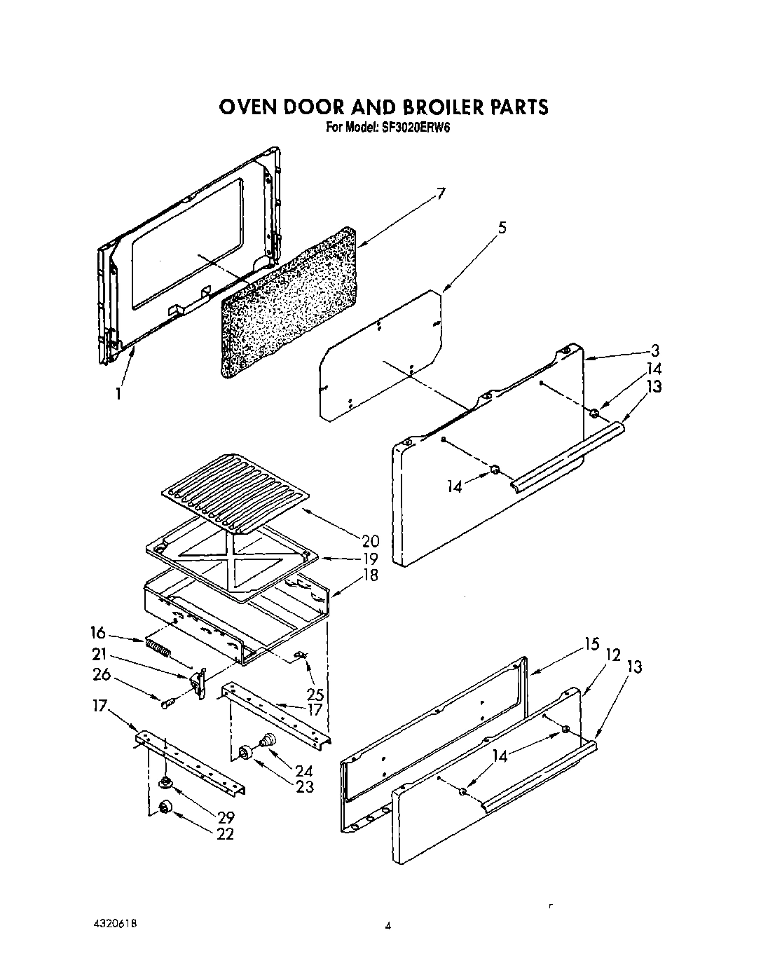 03 - OVEN DOOR AND BROILER