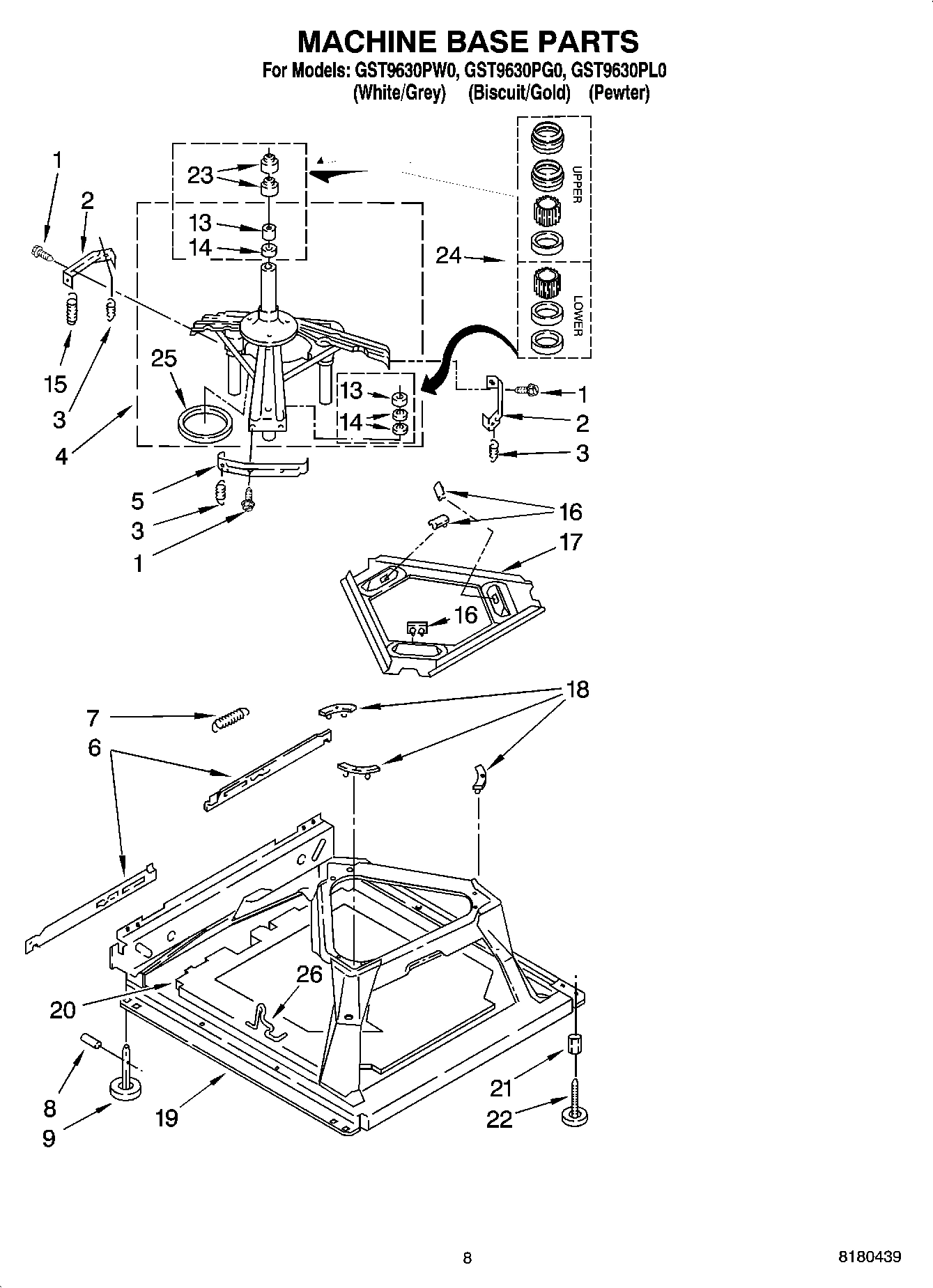 05 - MACHINE BASE PARTS