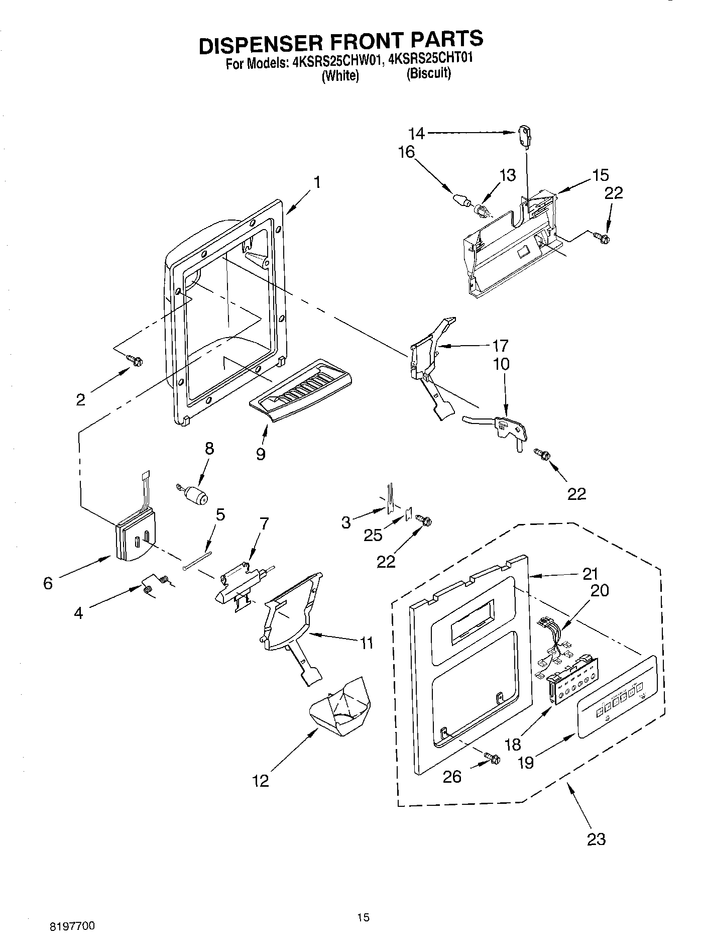 09 - DISPENSER FRONT
