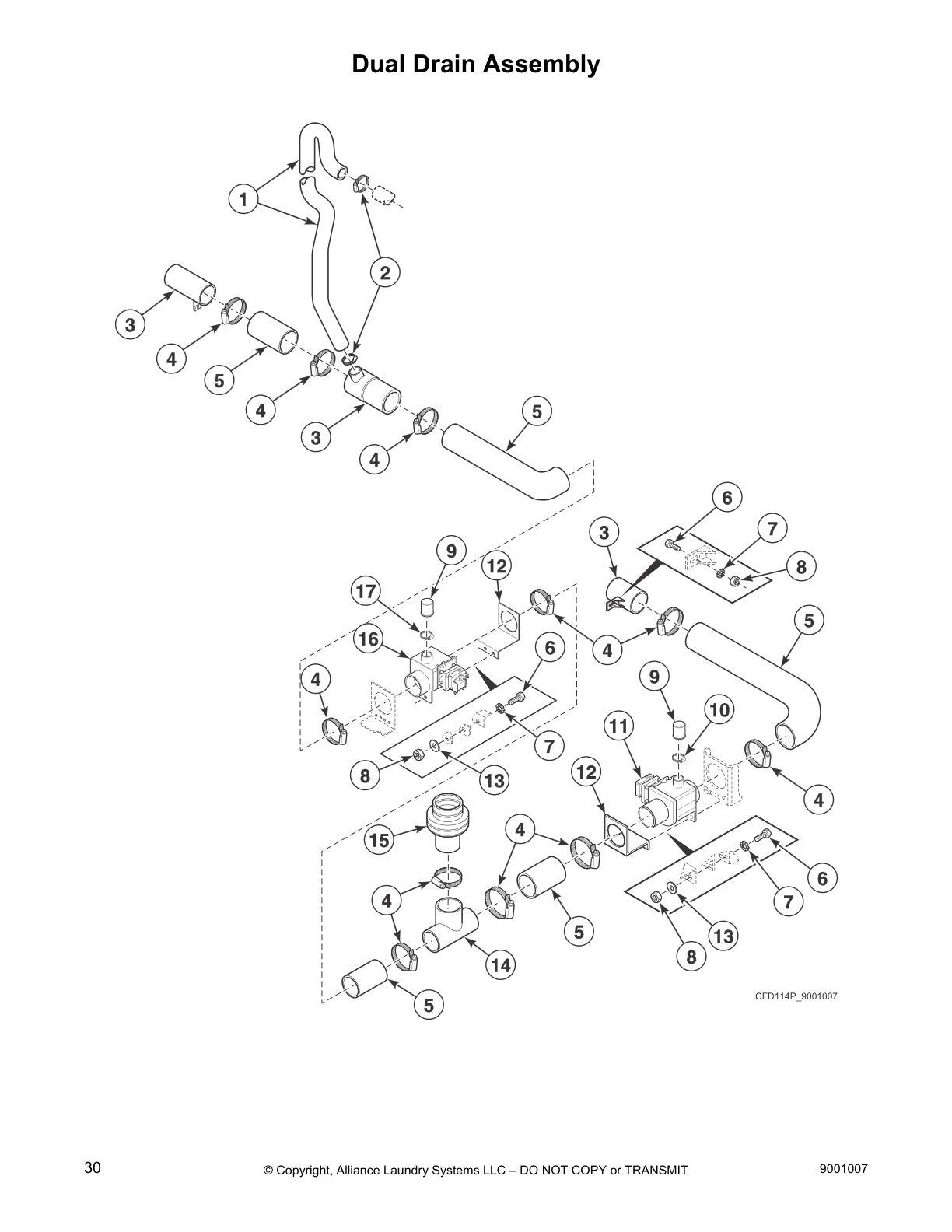 Dual Drain Assembly