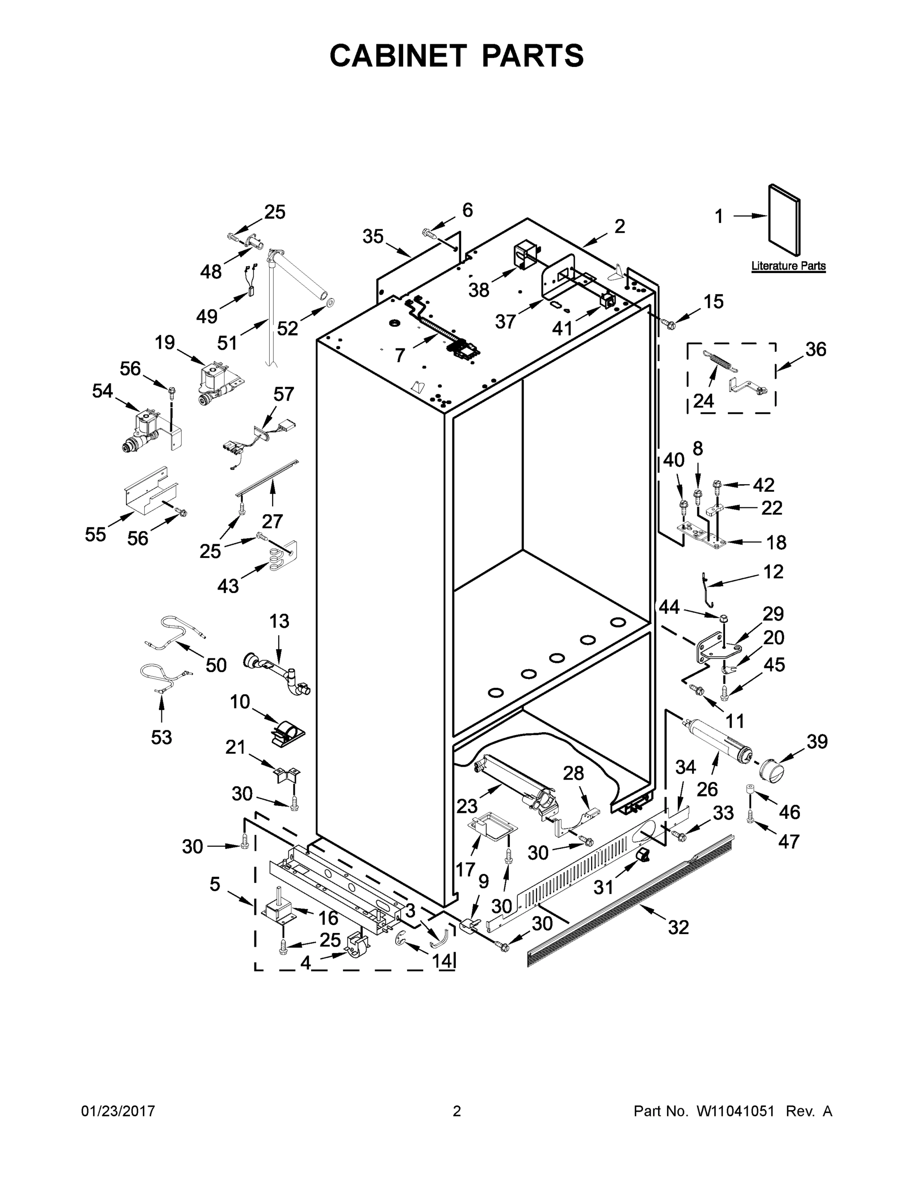 02 - CABINET PARTS