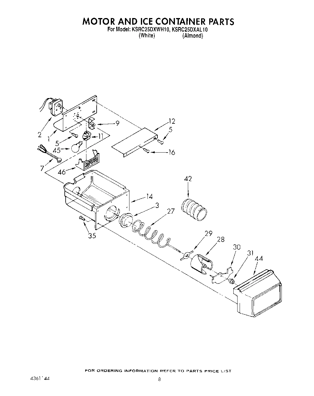 06 - MOTOR AND ICE CONTAINER
