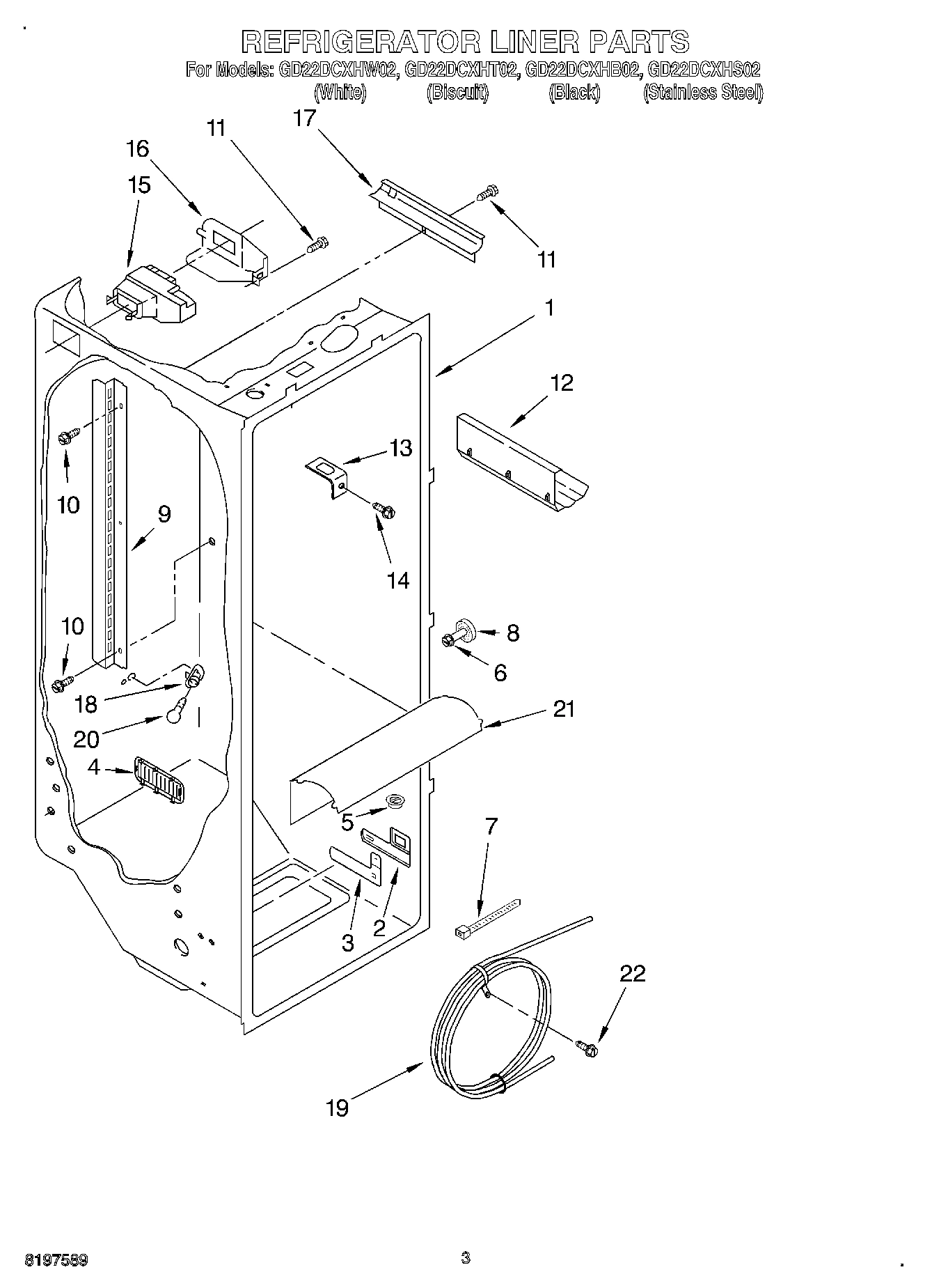 02 - REFRIGERATOR LINER