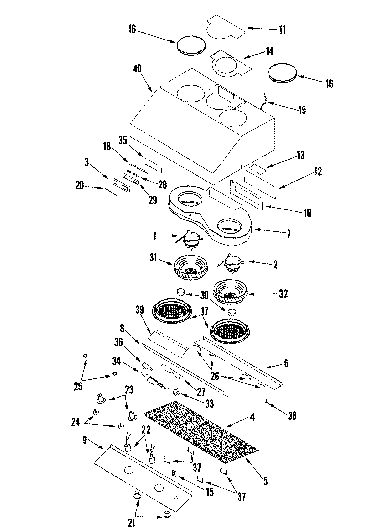 01 - HOOD COMPONENTS (COMPLETE)